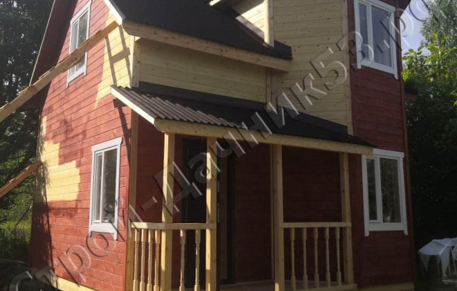 3 Каркасно-щитовой дом 6×7, 81 м², Ярославская обл, Даниловский район, Деревня Черницыно , СНТ «Луч» (7)